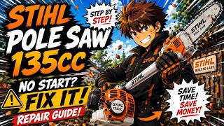 Stihl HT 135 Pole Saw Driveshaft replacement