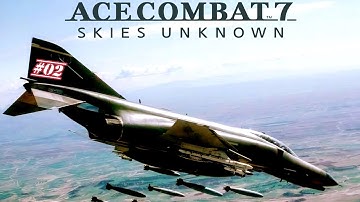 ACE COMBAT 7: Missão 02: Charge the Enemy. F4-E Phanton ll (DLC)