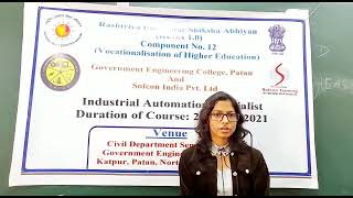 Industrial Automation Specialist - Anjali Trained & Placed By Sofcon Ahmedabad screenshot 5