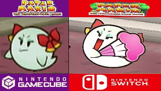 Paper Mario TTYD GC Vs Switch Comparison - Lady Bow by Beta Brawler 12,831 views 1 day ago 43 seconds