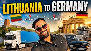 Lithuania to Germany by bus truck driving in Europe Switzerland truck driver vlog Nethrlands truck
