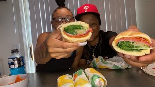 TRYING SUBSCRIBERS SUBWAY SANDWICHES! (Mukbang)