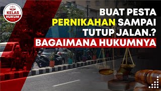 WEDDING PARTY CLOSES PUBLIC ROADS!?