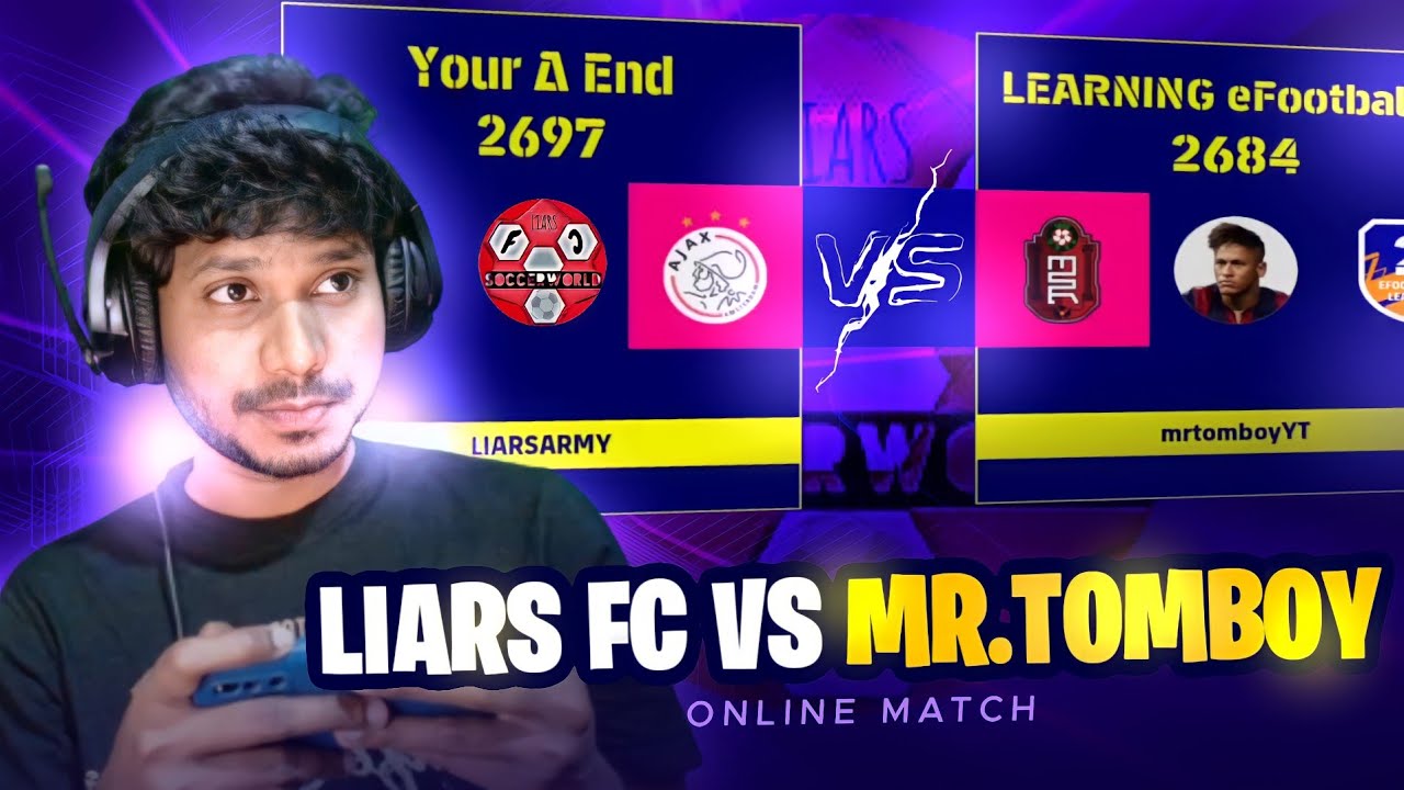 LIARS FC 4312 POSSESSION VS MR.TOMBOY 433 QUICK COUNTER | ONLINE MATCH 🔥