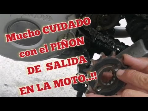 Video: ¿Cuánto cuesta reemplazar una cadena y un piñón en una motocicleta?