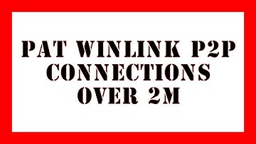 Pat Winlink Peer to Peer P2P