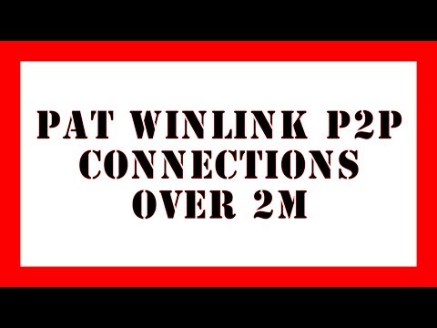 Pat Winlink Peer to Peer P2P