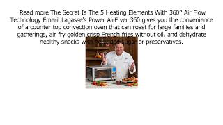 Special Discount On Emeril Lagasse Power Airfryer 360 Better Than Convection Ovens Hot Air Fry