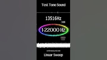 Thumbnail of Short Hearing Test. Sound 1-22000 Hz (Linear Sweep) #frequency #sound #hz #hearingtest #lifehacks