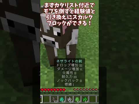 【マイクラ】スカルクカタリストとは⁉　#shorts