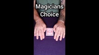 Tutorial How To Do Magicians Choice. #shorts #magic