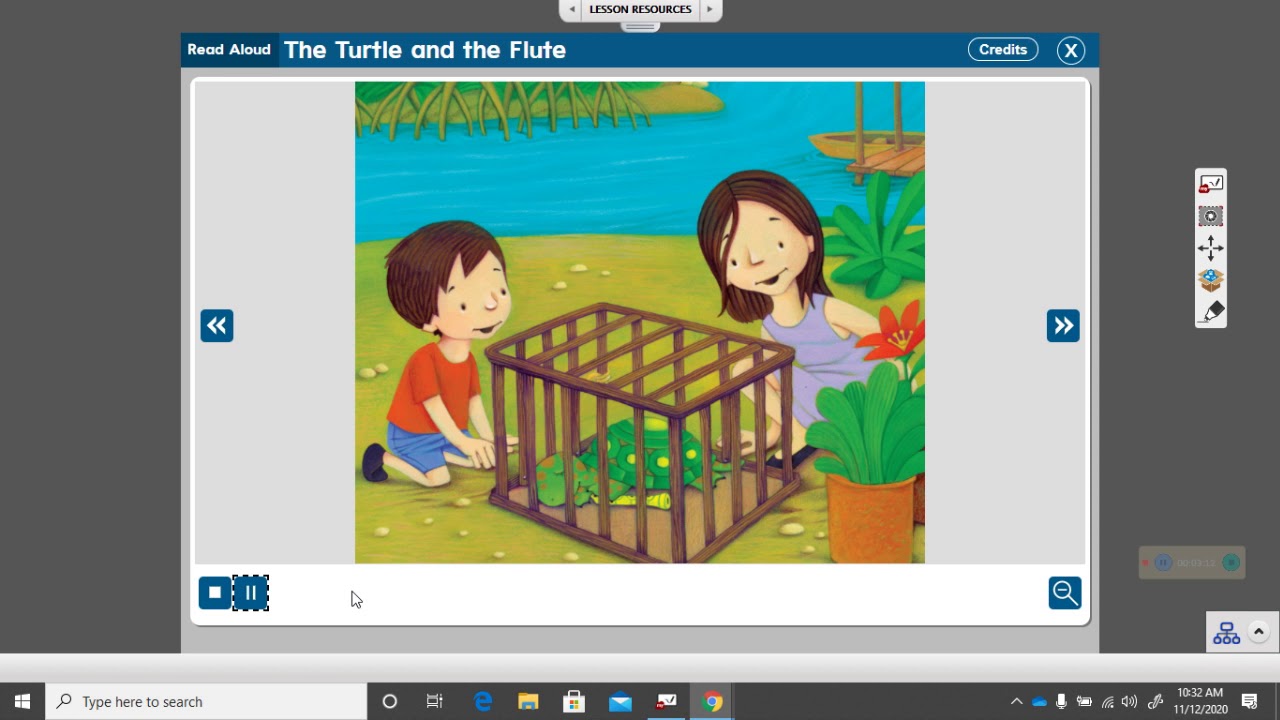 Topic 3 Week 2 Day 3 The Turtle and The Flute Inteactive Read Aloud