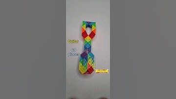 #Shorts - Guitar - 60 pieces magic snake puzzle #snakecube #toys #rubiksnake #craft #diy