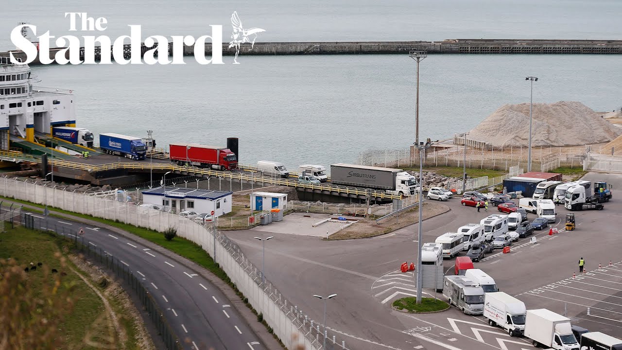 Immigration: Two arrested after migrants found in back of lorry at ferry port