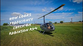 How looks Annual Proficiency Checkon Robinson R44