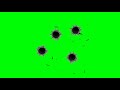 Green Screen Bullet Holes
