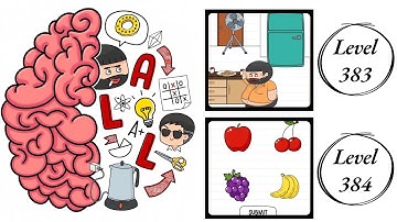 Brain Test All Star : Level 383 , 384 – How to Solve? (Walkthrough)l