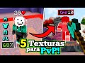 🔴 5 TEXTURAS UTILES para PVP en MCPE (26.X) | MEJORA en PVP con estas TEXTURAS | WINDOWS Y ANDROID