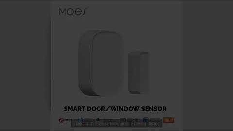 MOES Tuya ZigBee Smart Window Door Gate Sensor Detector Smart Home Security Alarm System Smart Life
