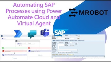 Streamlining SAP Processes with Power Automate Cloud and Virtual Agent