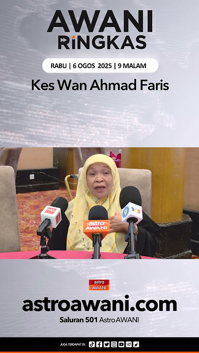 #AWANIRingkas  6 Ogos 2025 | 9 PM