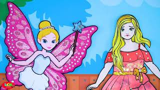Paper Dolls Dress Up   Fat Girl & Mermaid Costumes Dresses Handmade   Barbie Story & Crafts