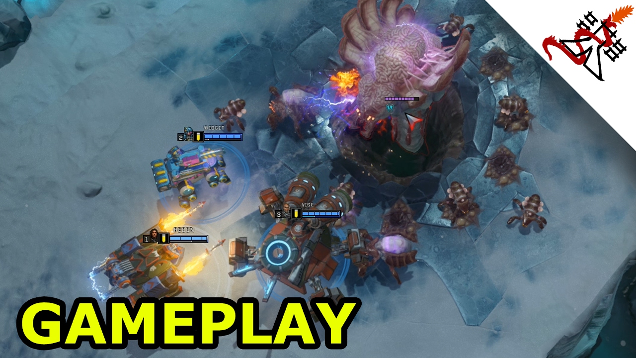 Dropzone - GAMEPLAY [MOBA & Real Time Strategy]