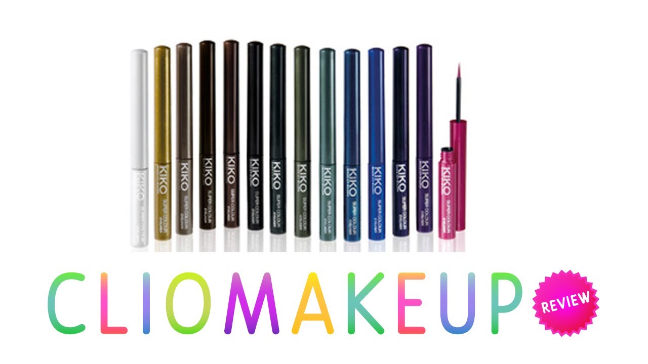 video KIKO Super Colour Waterproof Eyeliner