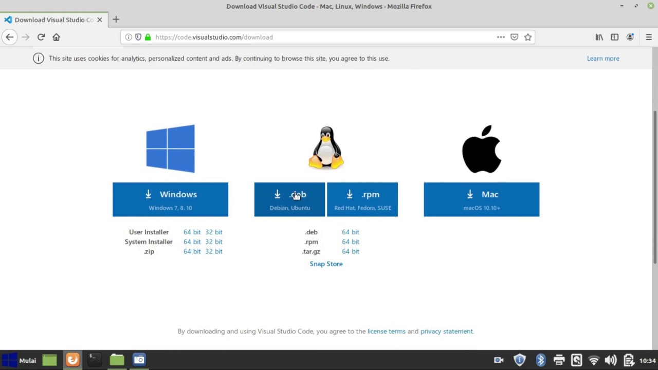 install visual studio code in linux mint install visual studio code in linux mint