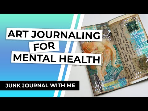 Traveler's Notebook Junk Journal with me | Art Journaling for Mental Health | Ep #24