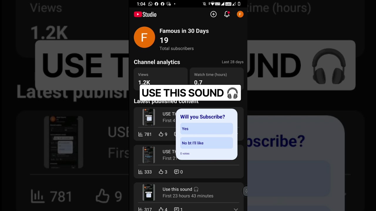 Use this sound 🎧 - YouTube