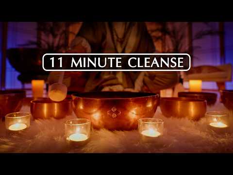Thunder & Rain Tibetan Bowls - LOWER STRESS in 11 MINUTES