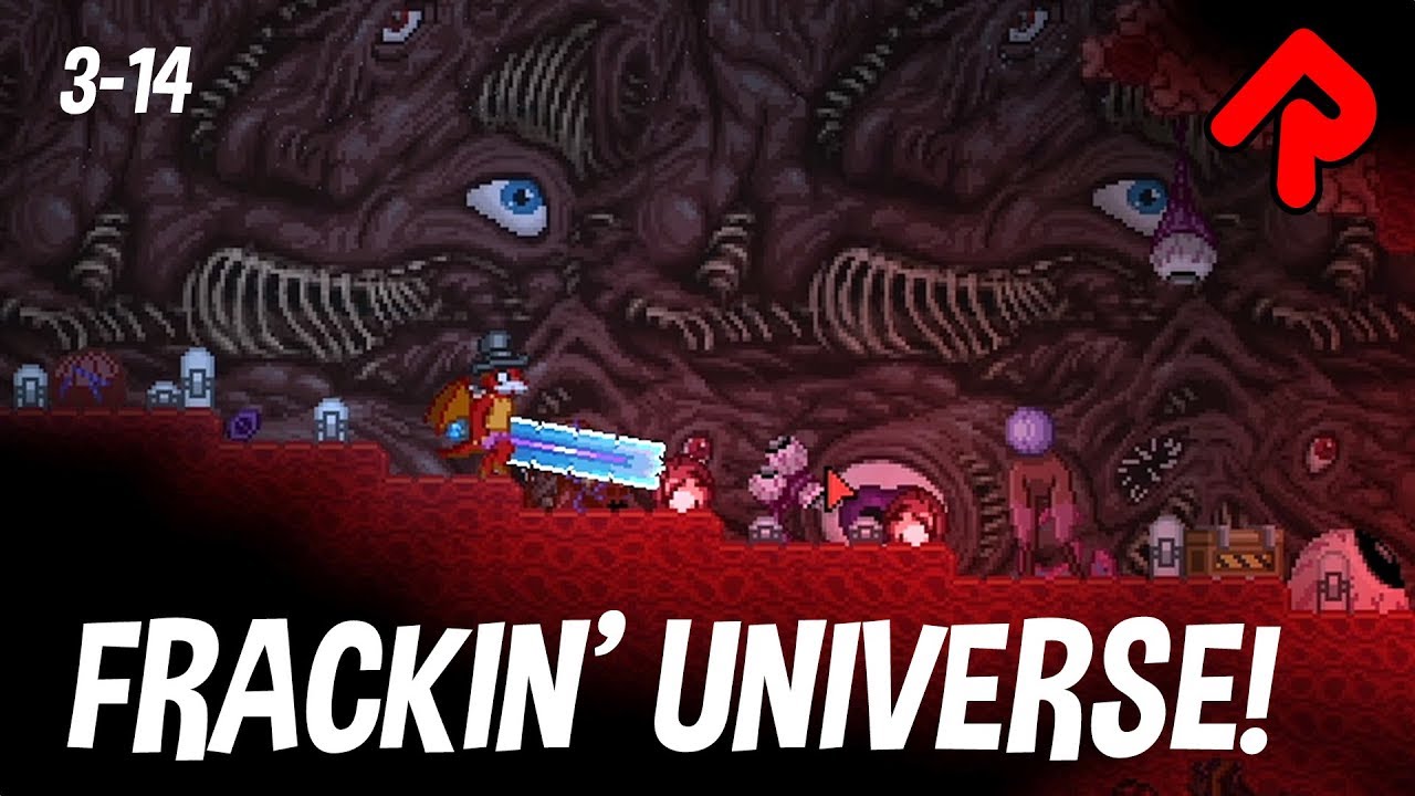 MADNESS is a Currency Now?! Starbound Frackin' Universe gameplay ep 3