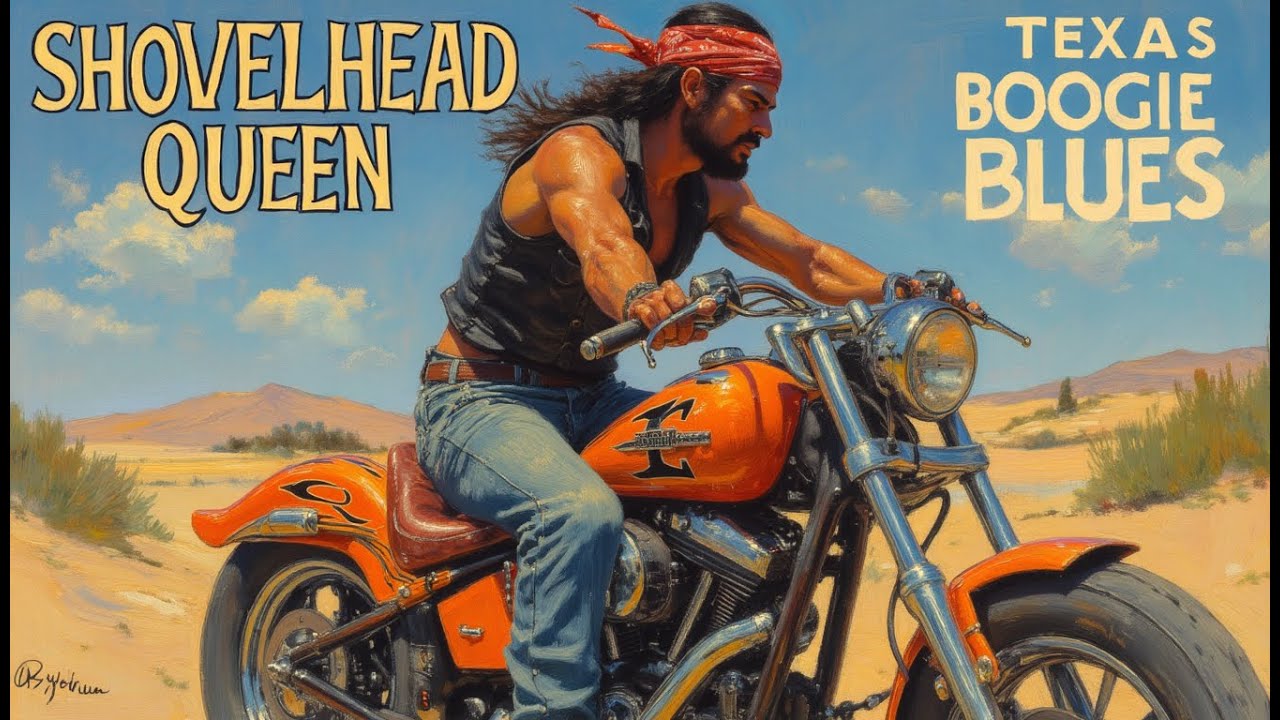 Shovelhead Queen – AI | Texas Boogie Blues Ride