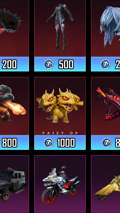 Godzilla Lucky Spin Rewards 💀 #pubgmobile #pubg #pubgm