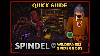 Spindel Made EASY – Quick 3 Minute Guide (OSRS)