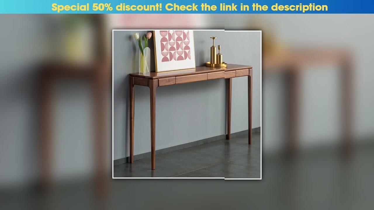 Hands-on Classic Nordic Console Table Modern Minimalist Display Organizer Console Table Drawers Sto