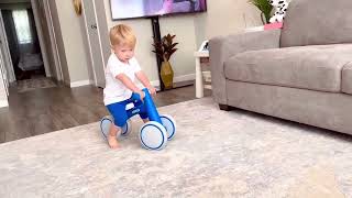 baby balance bike first birthday gift learn to walk toy