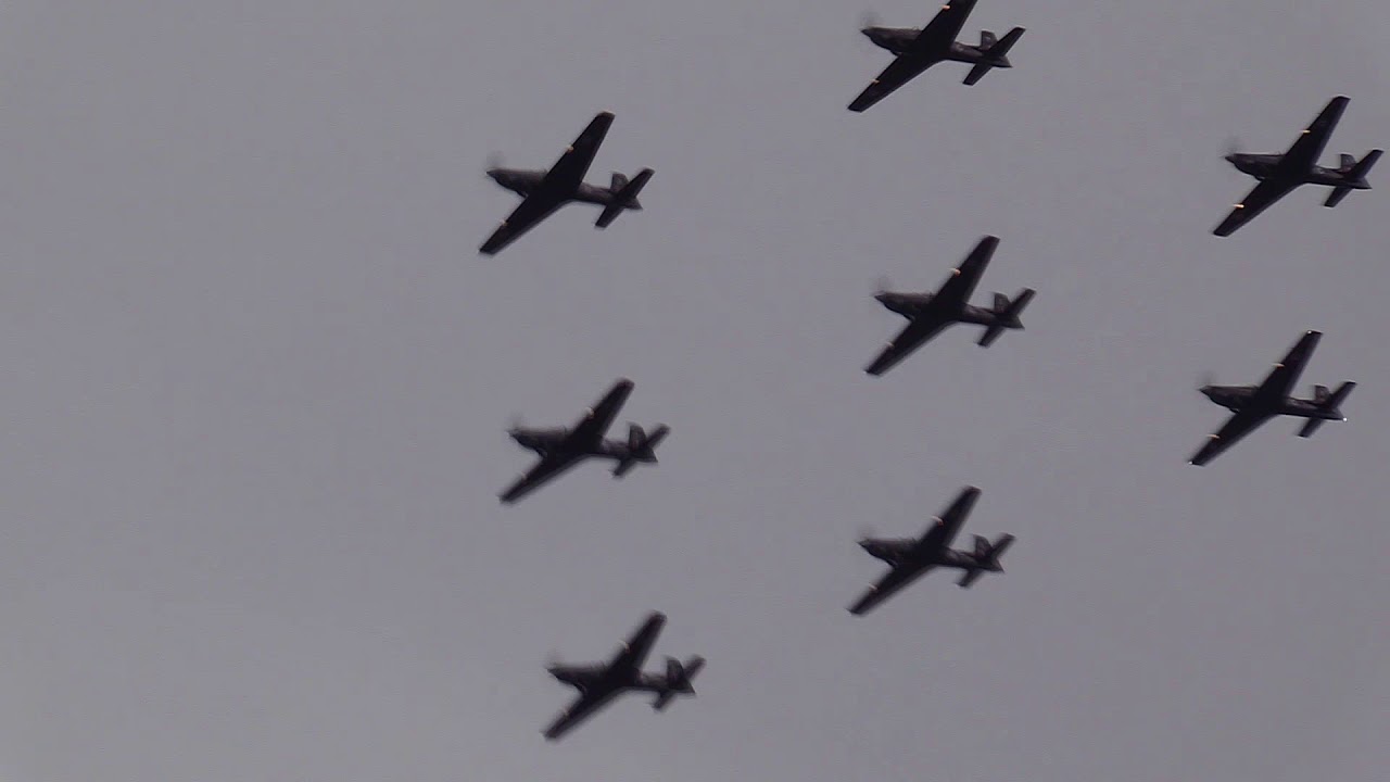 RAF100 Flypast Over Central London 2018 (from Waterloo Bridge)