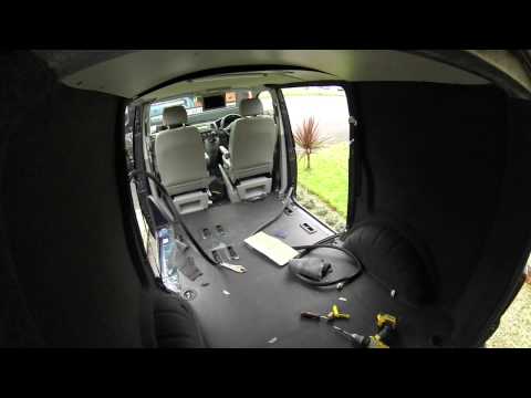 VW T5 Carpet lining, Dvd roof mount, LED lighting and seats. Start to finish.