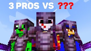 3 Pros vs Minecraft Army