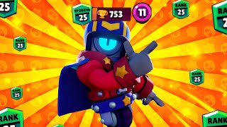 АПНУЛ СТУ НА 25 РАНГ В Brawl Stars