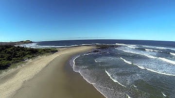 paramotor reverse launch on the beach