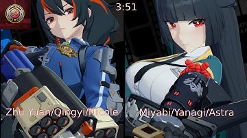 Shiyu defense node 7 | Zhu yuan / Miyabi (Sig W-Engine) | Zenless Zone Zero 1.7