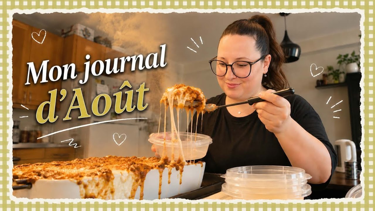 Mon journal d'Août | Jour 31 : VLOGTOBRE? & Meal prep pour l'amoureux