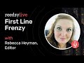 First line frenzy 13 an editor reviews your opening line  reedsy live