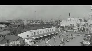 １９５９年１月～２月頃の錦糸町　国鉄錦糸町駅　江東楽天地　精工舎　テルミナ　昭和