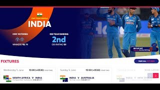 ICC world cup 2019 schedule in tamil | International Cricket Council screenshot 5