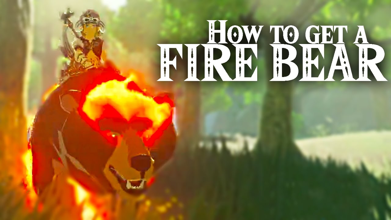 How To Get A FIRE BEAR - The Legend of Zelda: Breath of ...