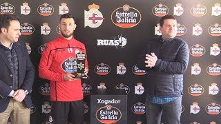 Premio Estrella Galicia Enero a Borja Valle. 13.02.2019